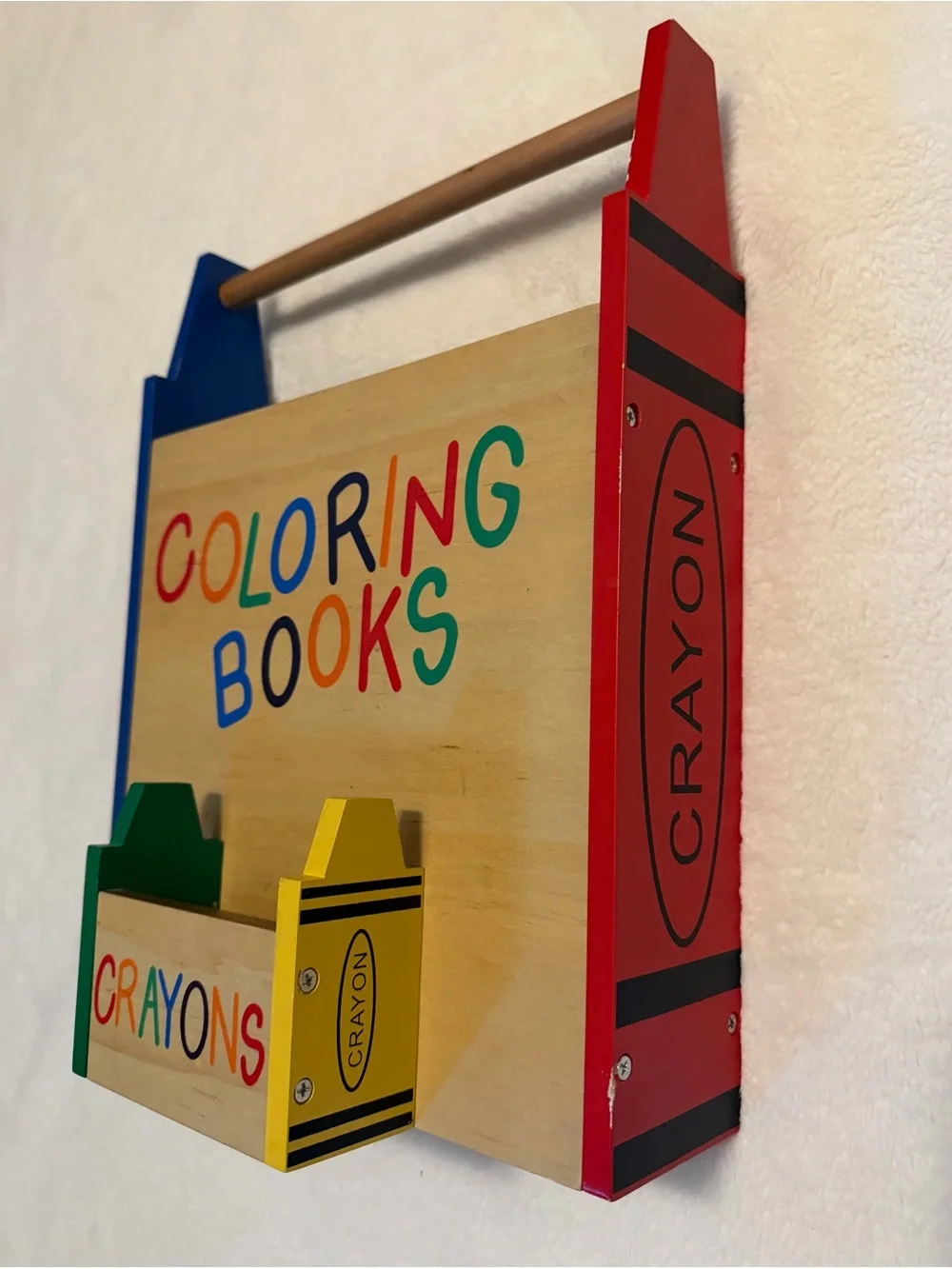 🖍️Coloring Books & Crayons Holder